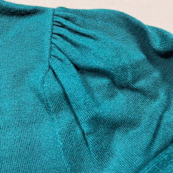 Tommy Hilfiger Pullover Womens Small Green Turtle Neck Knitwear Preppy Logo - Picture 9 of 9